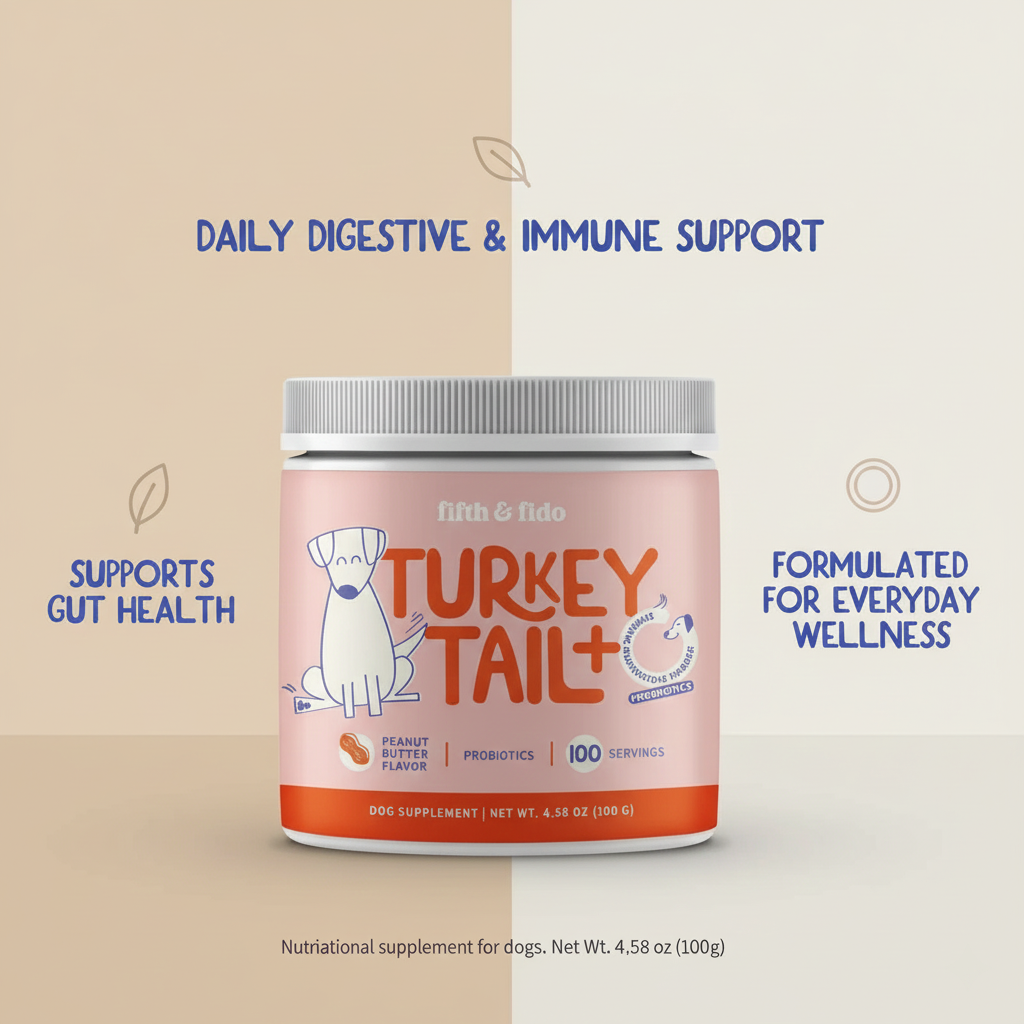 Turkey Tail Daily Digestive & Immune Support for Dogs